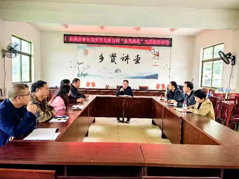 审计局党组赴老屋台村开展主题活动