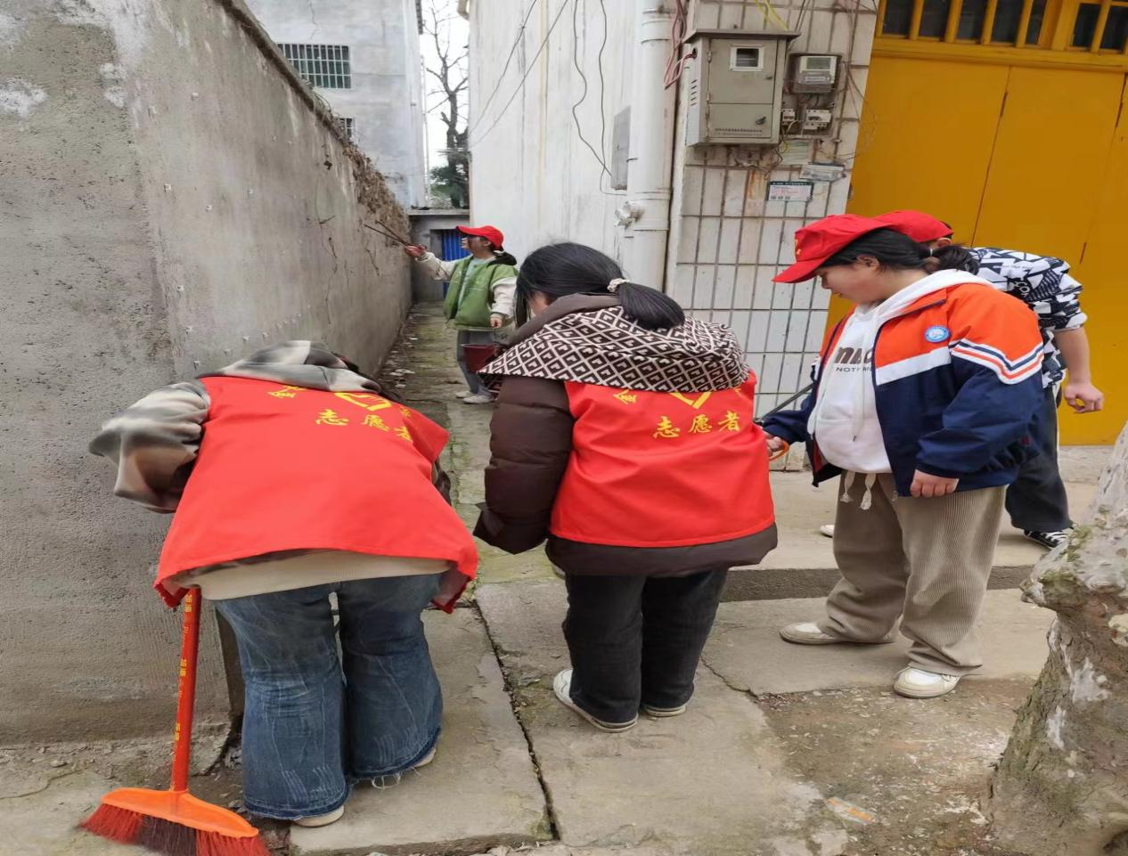 金称市镇中学开展“青年志愿 生态环保”志愿服务