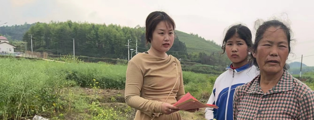 塘田市镇双井学校开展防溺水家访