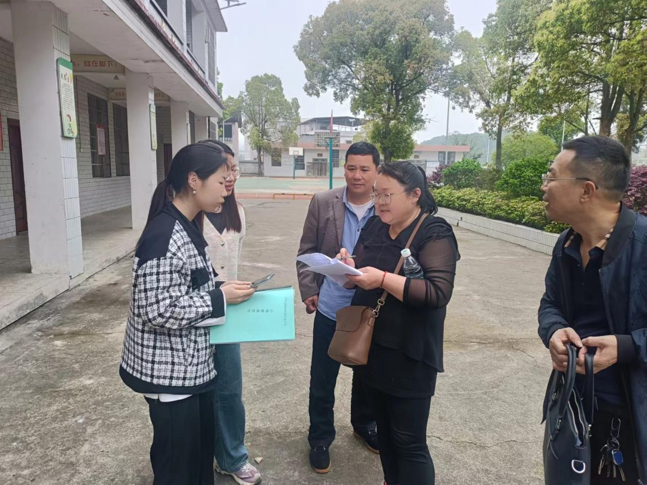 塘田市镇督学责任区开展4月份主题督导