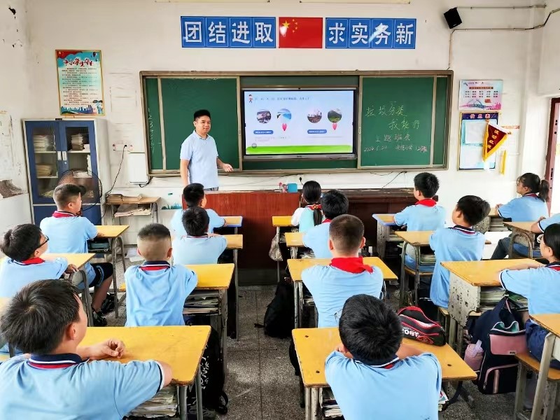 北塔小学垃圾分类教育宣传工作有实效