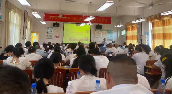暑期河伯乡杨田小学全体教师集中培训