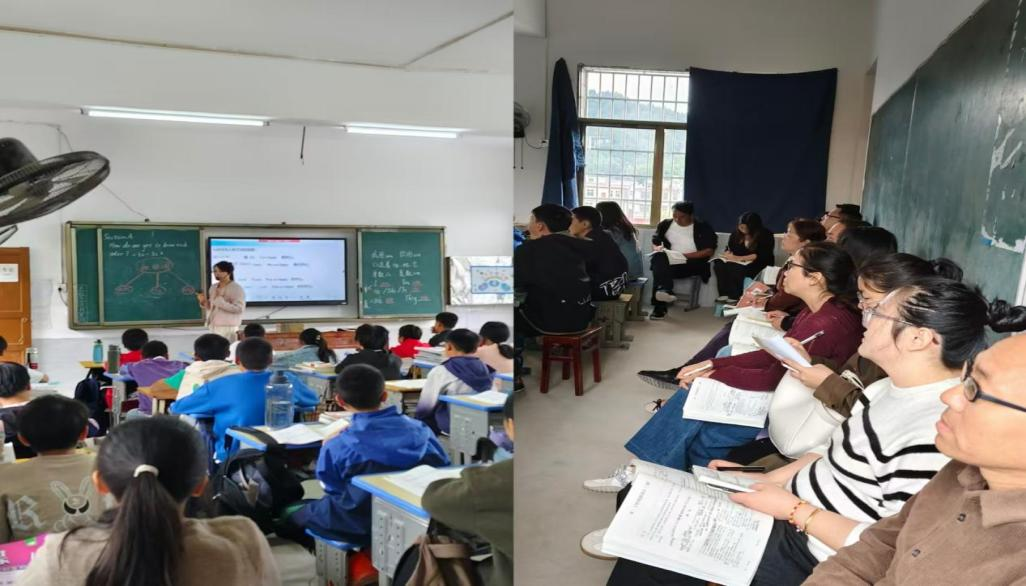 万塘中心学校开展青年教师公开课教研