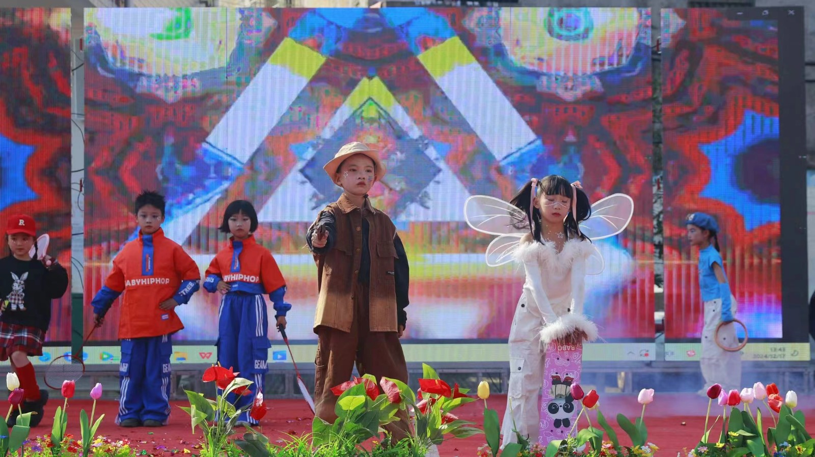 蔡桥乡中心完小举办校园艺术节  暨“家长开放日”活动