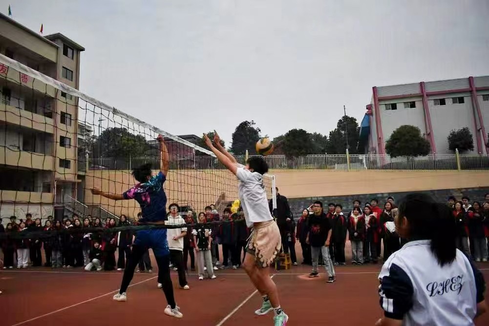 隆回二中排球赛