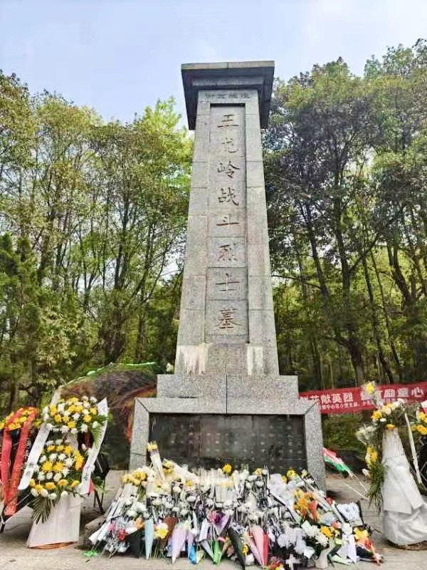 鲜花献英烈 誓言励童心