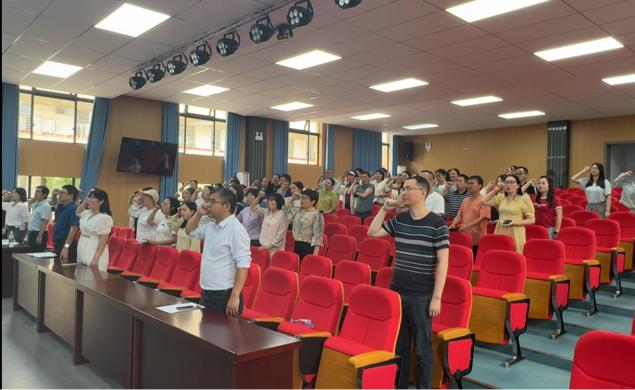 玉田初级中学举行师德师风宣誓仪式