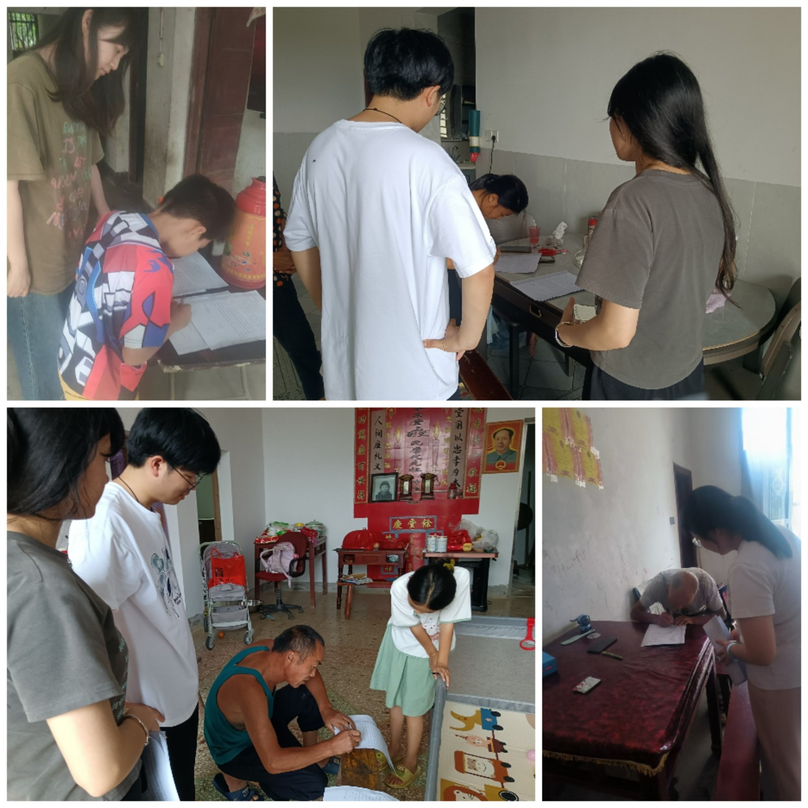 下花桥镇堡口小学开展暑假防溺水安全家访工作