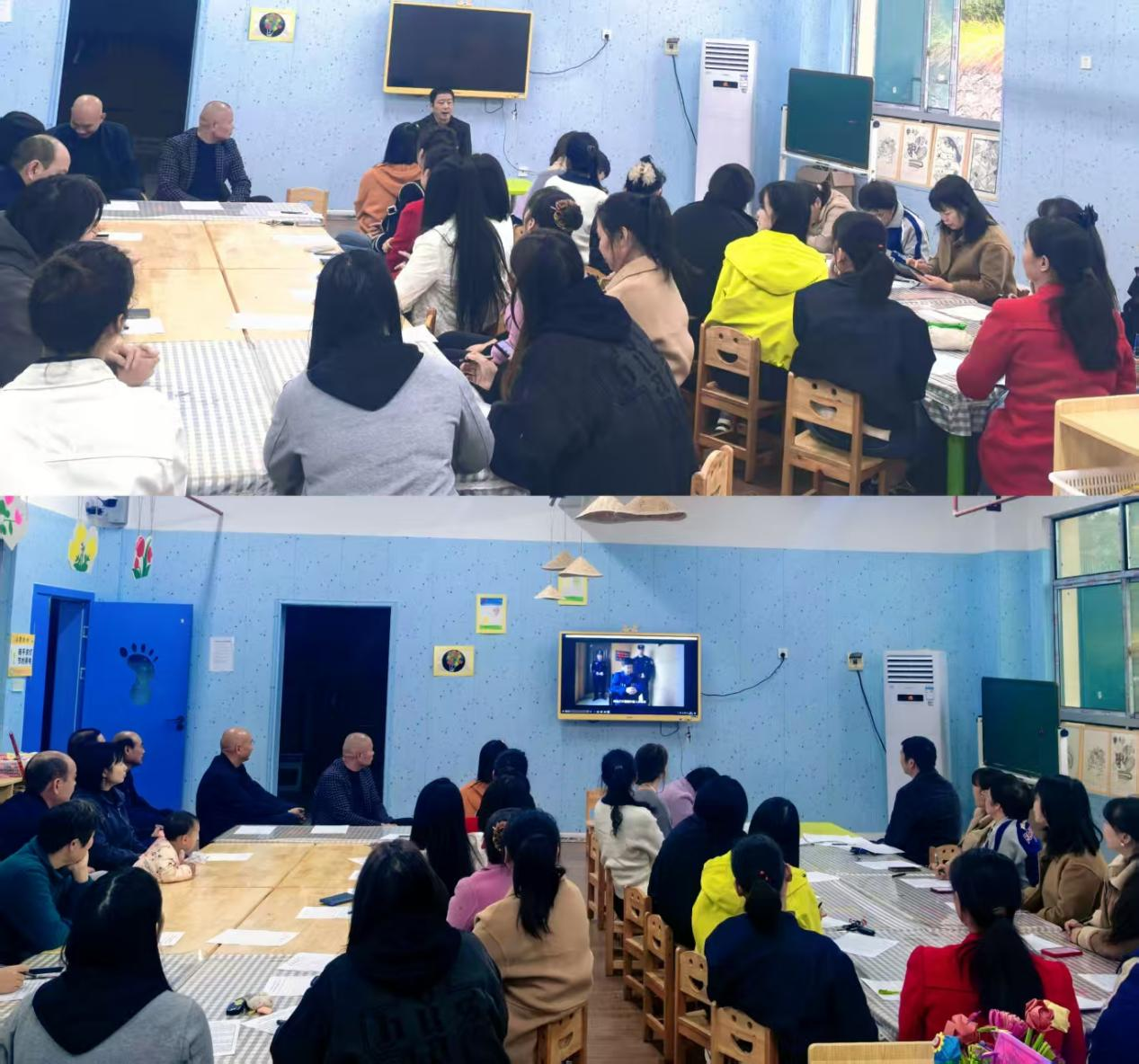 下花桥镇中心幼儿园“利剑护蕾”专项行动工作纪实