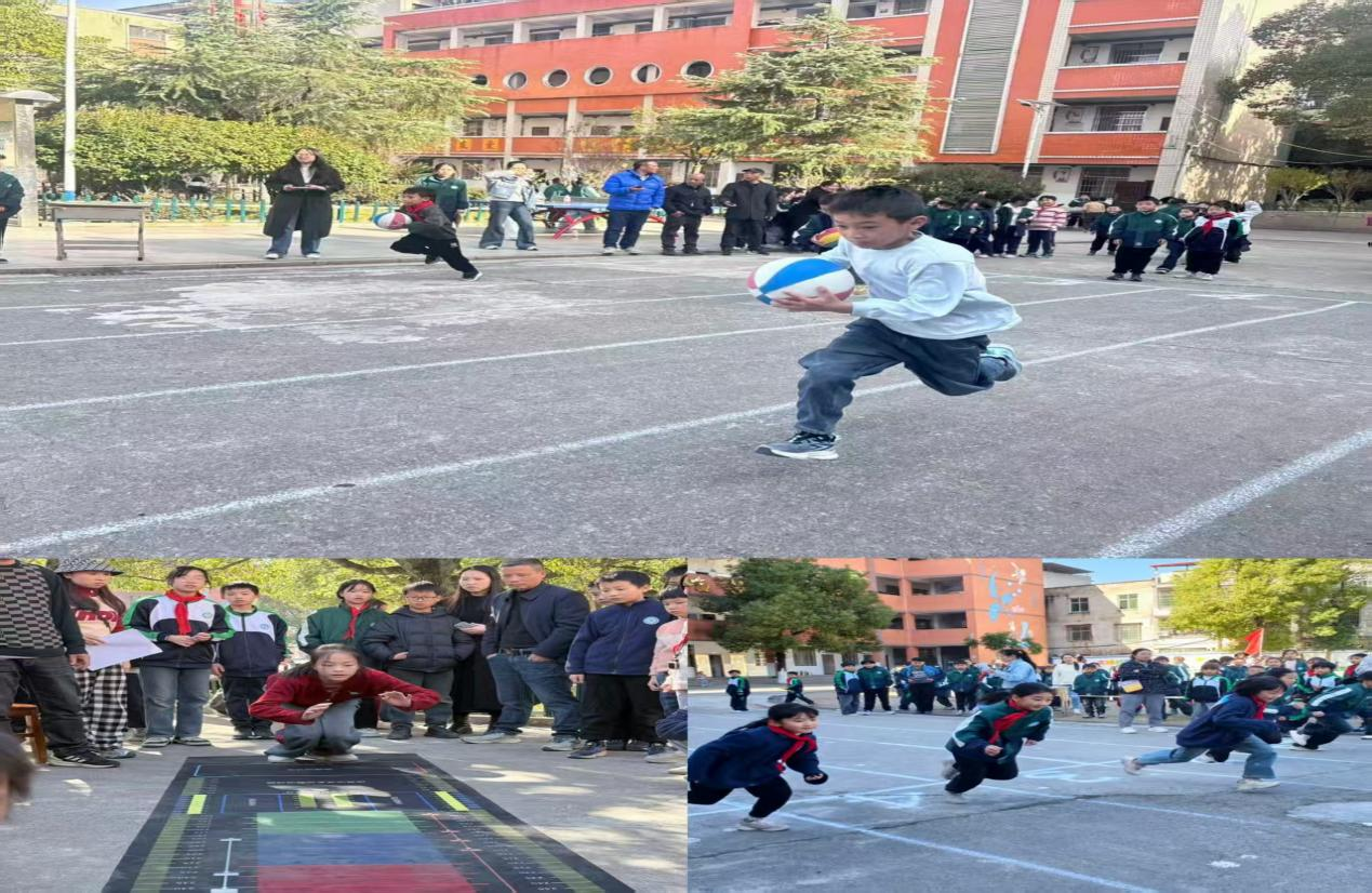 五峰铺镇中心完小举行第四届冬季运动会