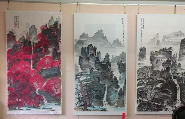 著名山水画家童世明画展 在邵阳开展