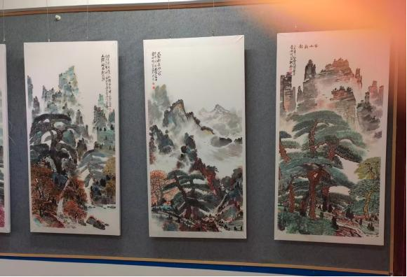 著名山水画家童世明画展 在邵阳开展