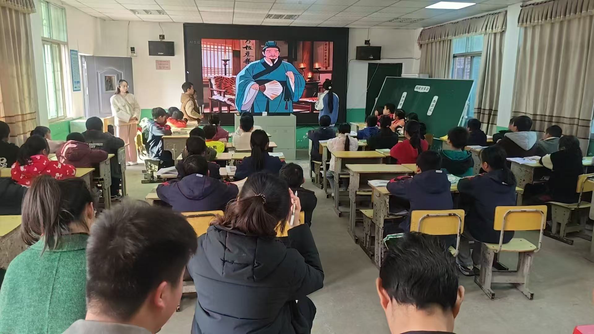 下花桥镇与五峰铺镇校际交流活动圆满举办