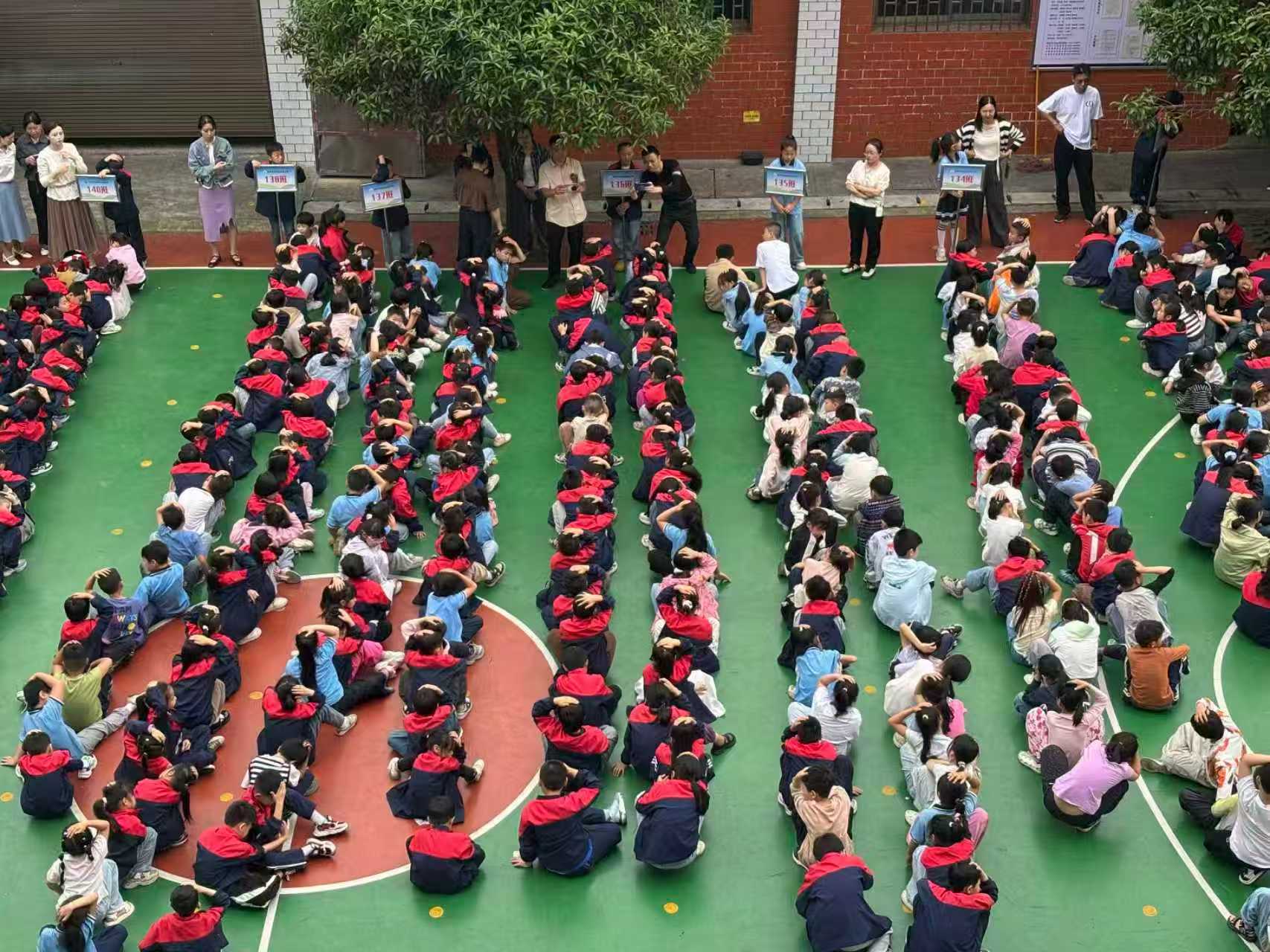 防震减灾 警钟长鸣——北塔小学防震减灾应急疏散演练