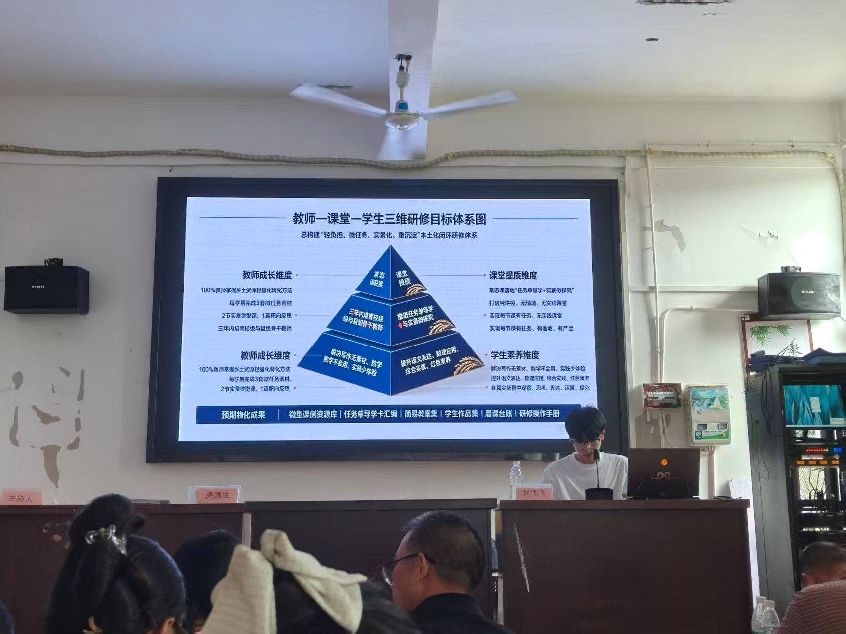 下花桥镇双江片区开展暑期教师全员培训